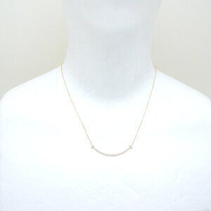 TIFFANY Smile Necklace Diamond Yellow Gold